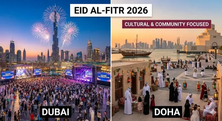 Dubai vs. Doha: A Comparative Look at Eid Al-Fitr 2026