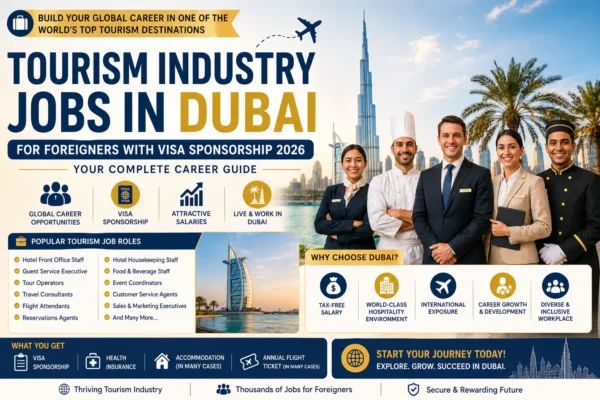 Tourism Industry Jobs in Dubai for Foreigners with Visa Sponsorship 2026